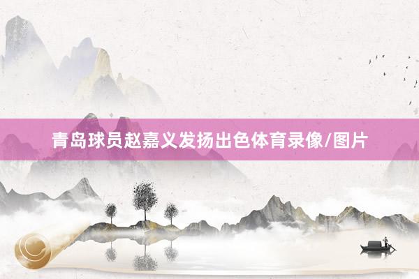 青岛球员赵嘉义发扬出色体育录像/图片