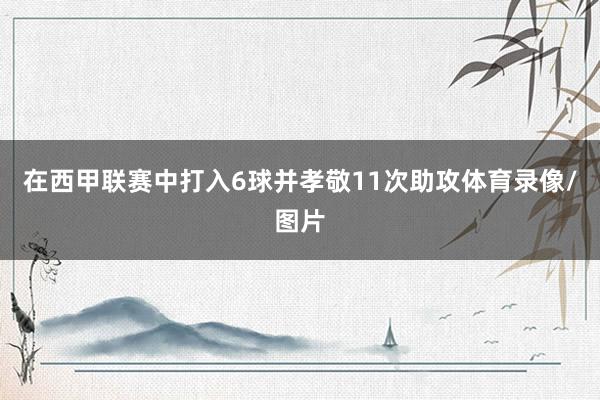 在西甲联赛中打入6球并孝敬11次助攻体育录像/图片