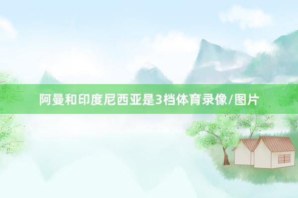 阿曼和印度尼西亚是3档体育录像/图片