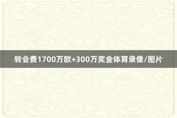 转会费1700万欧+300万奖金体育录像/图片