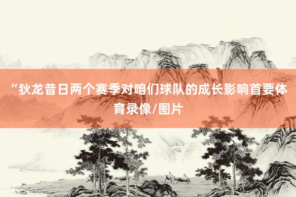 “狄龙昔日两个赛季对咱们球队的成长影响首要体育录像/图片