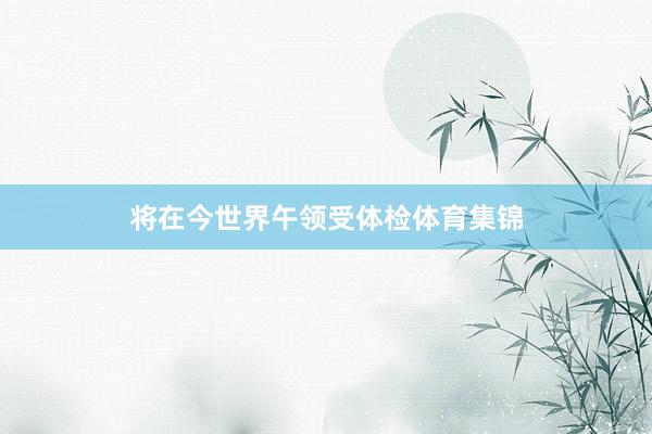 将在今世界午领受体检体育集锦